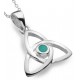 CELTIC TRINITY KNOT  PENDANT TURQUOISE